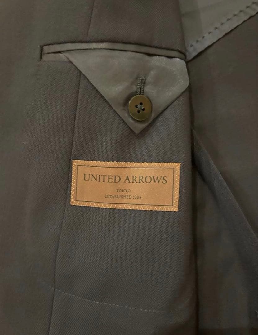 UNITED ARROWS ダブル ジャケット ブレザー ネイビー 46