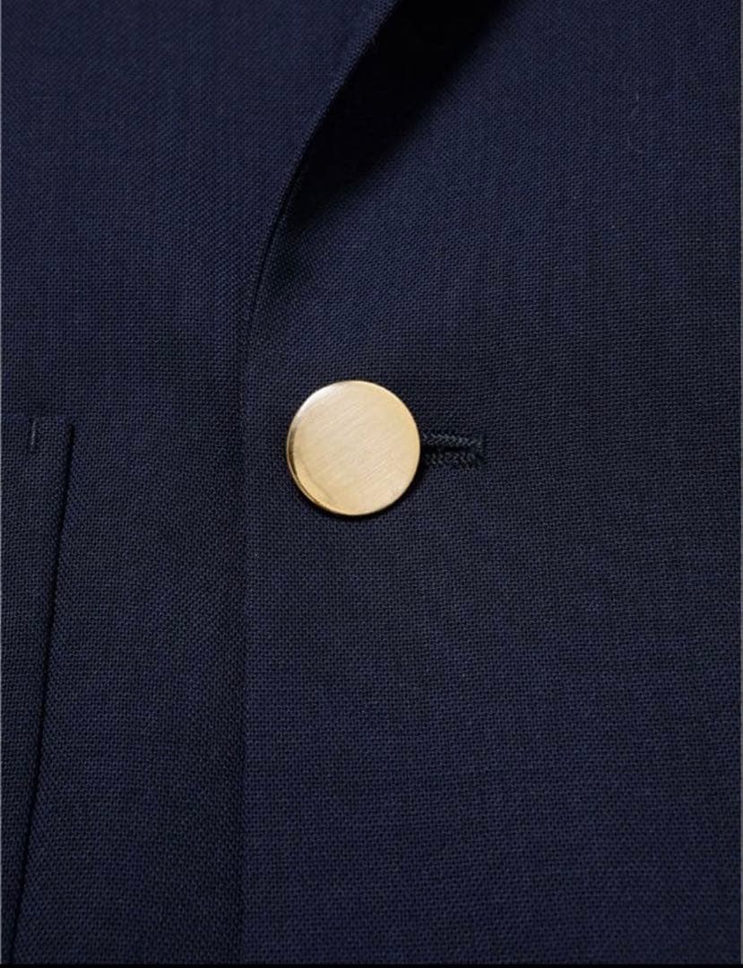 UNITED ARROWS ダブル ジャケット ブレザー ネイビー 46