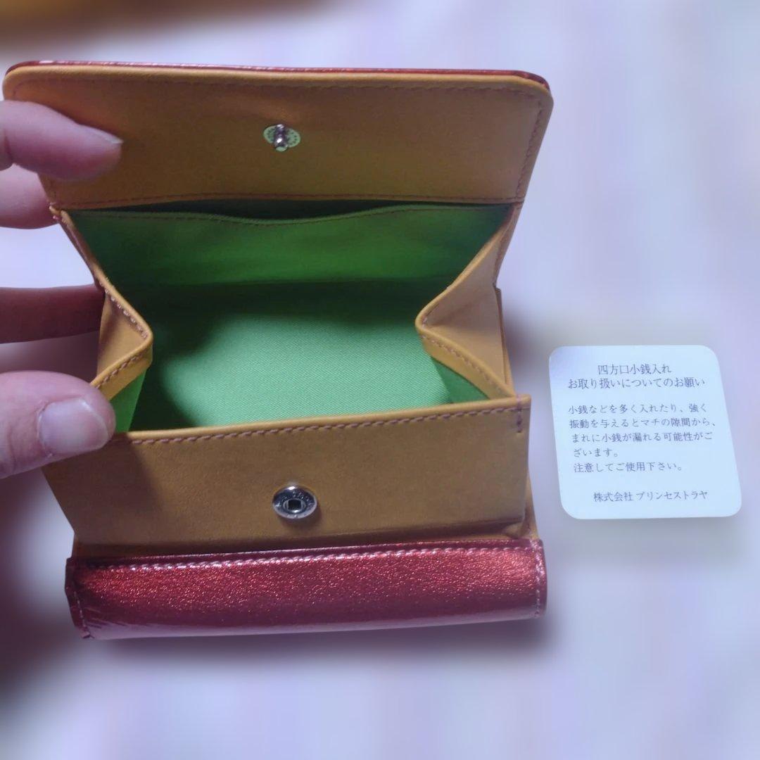 Jocomomola ホコモモラ 二つ折り財布 赤