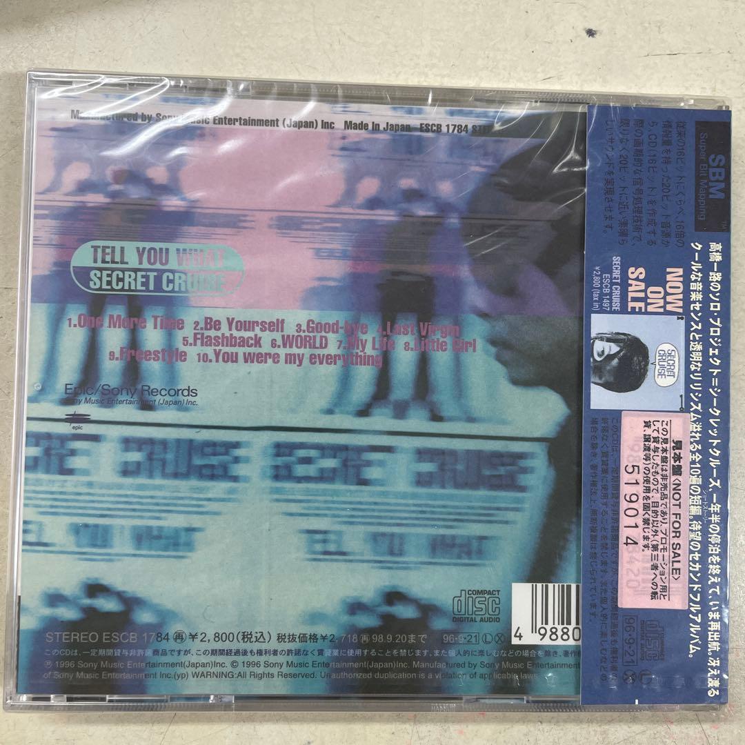 SECRET CRUISE /TELL YOU WHAT新品 CD