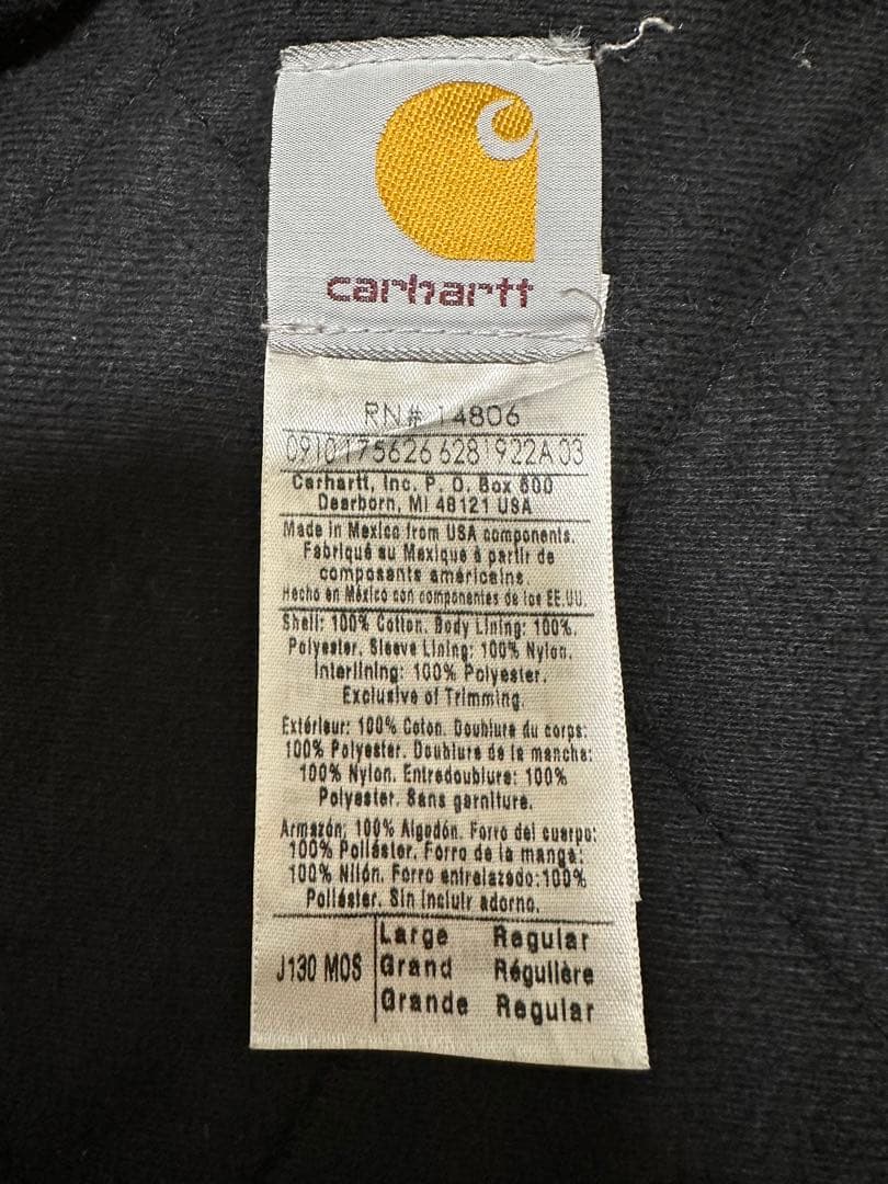 Carhartt アクティブジャケット　J130 MOS