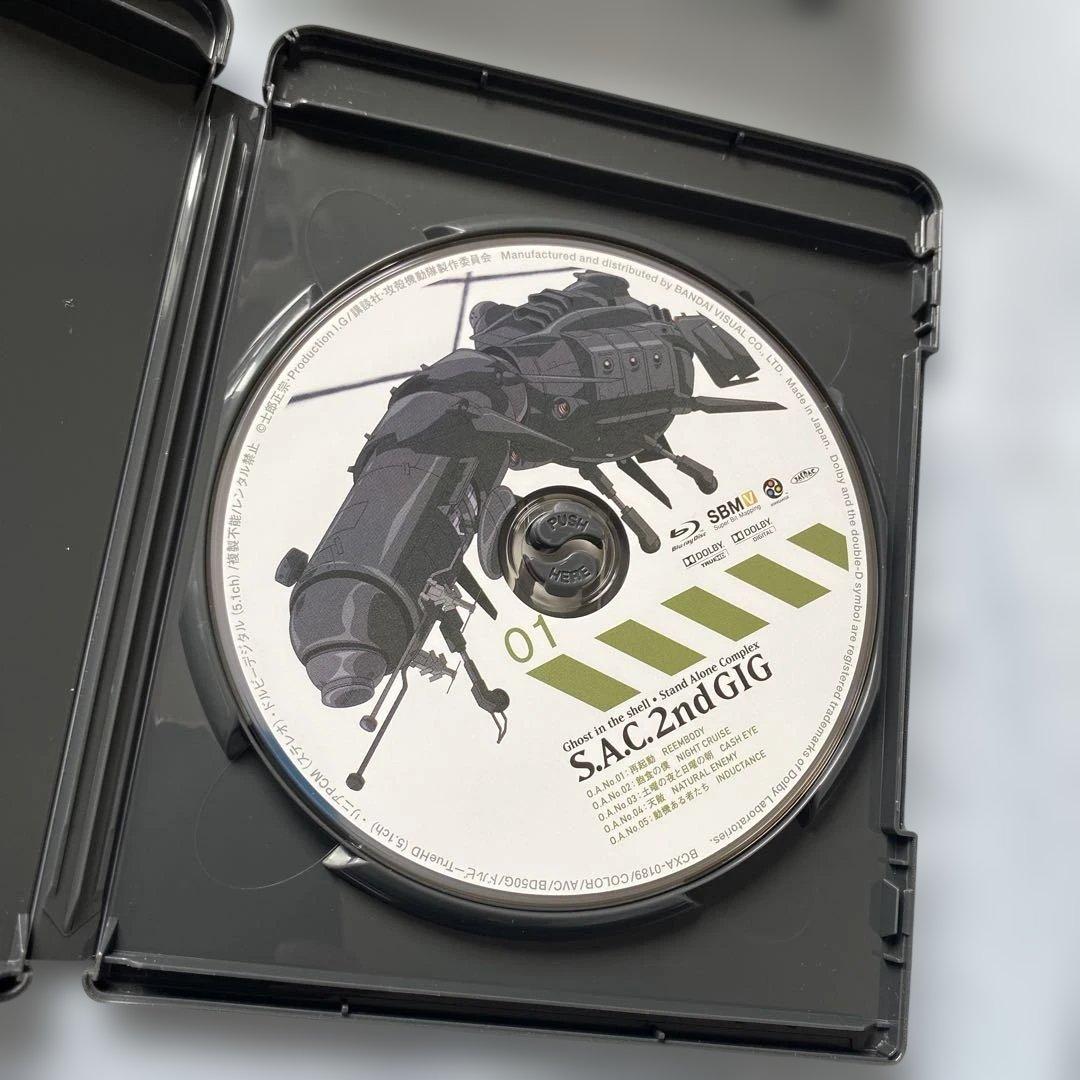 攻殻機動隊 S.A.C.2nd GIG Blu-ray 01&02