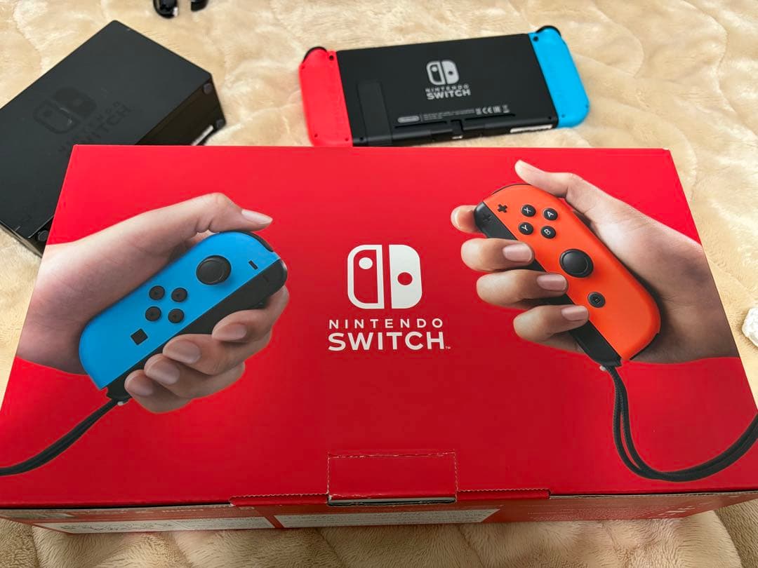 Nintendo Switch バッテリー強化版　本体　箱・付属品あり