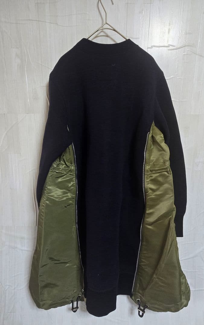極美品　Sacai サカイ Sponge Ma-1 Dress ワンピース