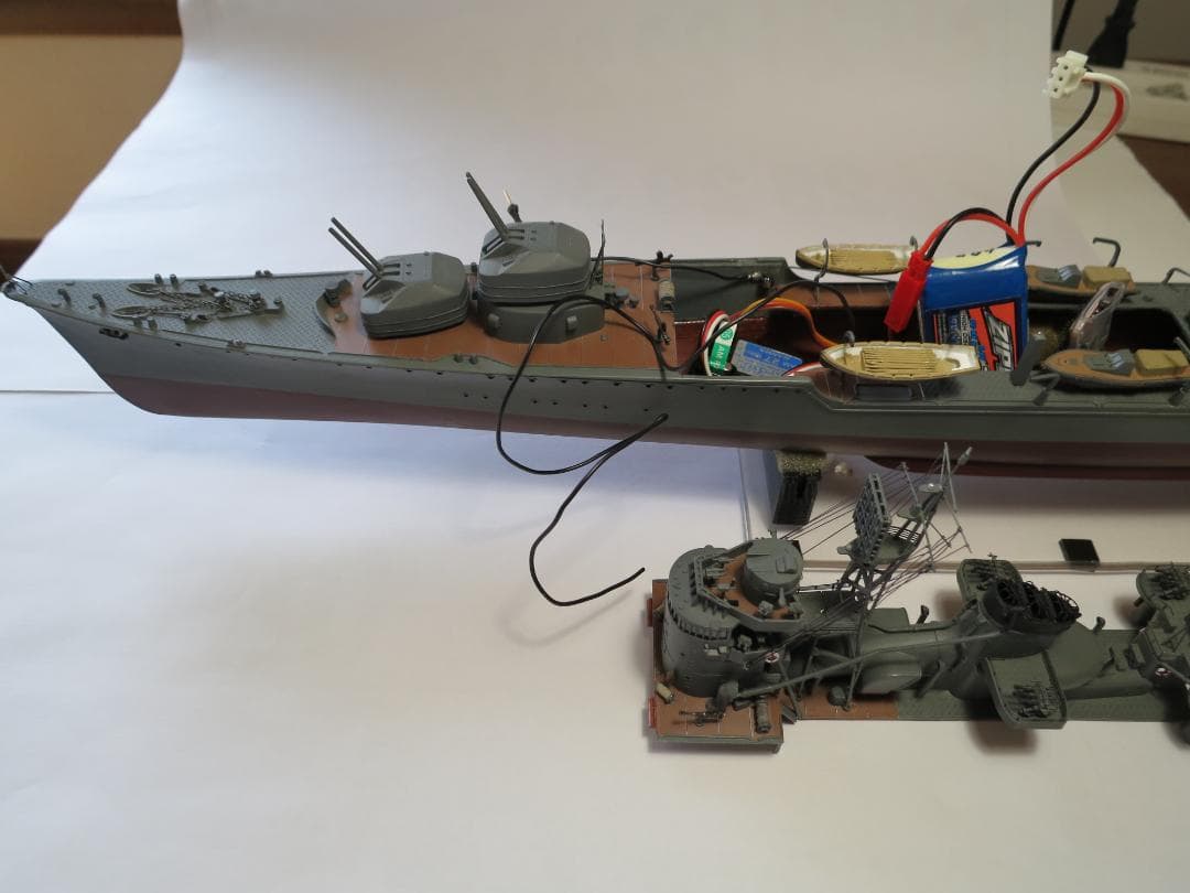1/200 RC化改造　防空駆逐艦　初月(ニチモ)