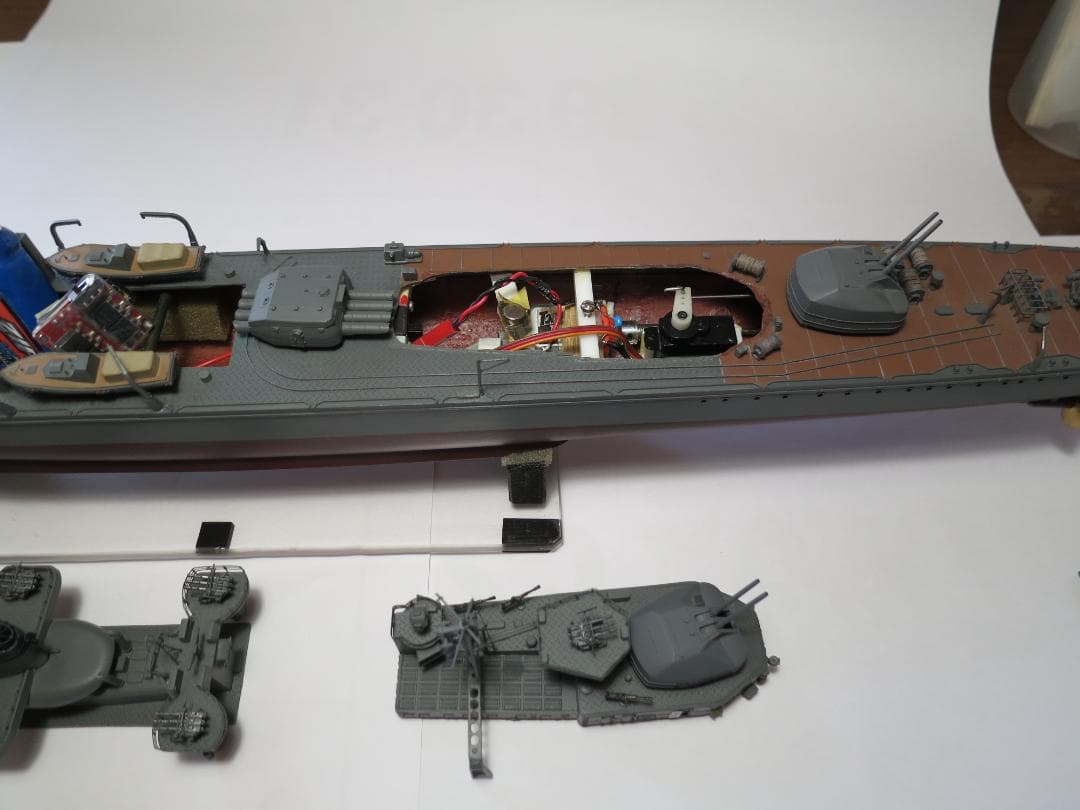 1/200 RC化改造　防空駆逐艦　初月(ニチモ)