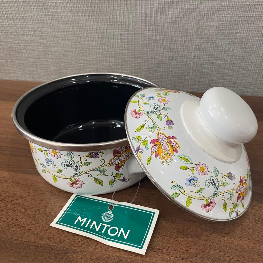 【未使用】MINTON ミントン 花柄 ミニ 小鍋