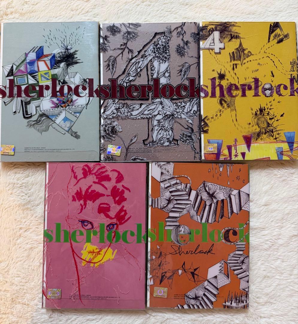 SHINee 4th Mini Album 「sherlock」5個セット