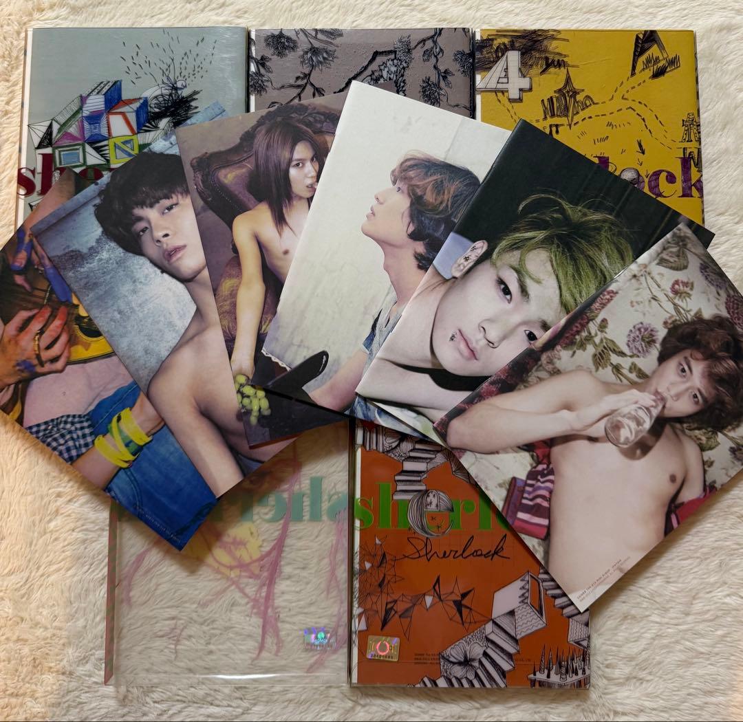 SHINee 4th Mini Album 「sherlock」5個セット