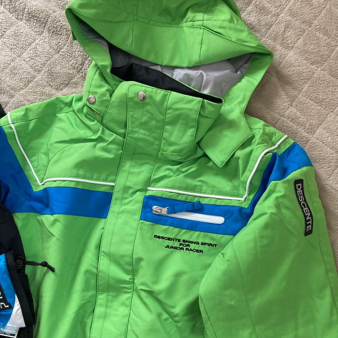 ヘルメット付きDESCENTE⭐︎デサントスキーウェア140手袋など一式セット