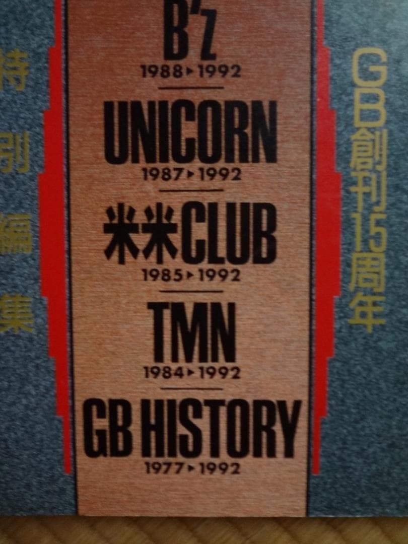 GB FILE 1977-1992　GB創刊15周年特別編集