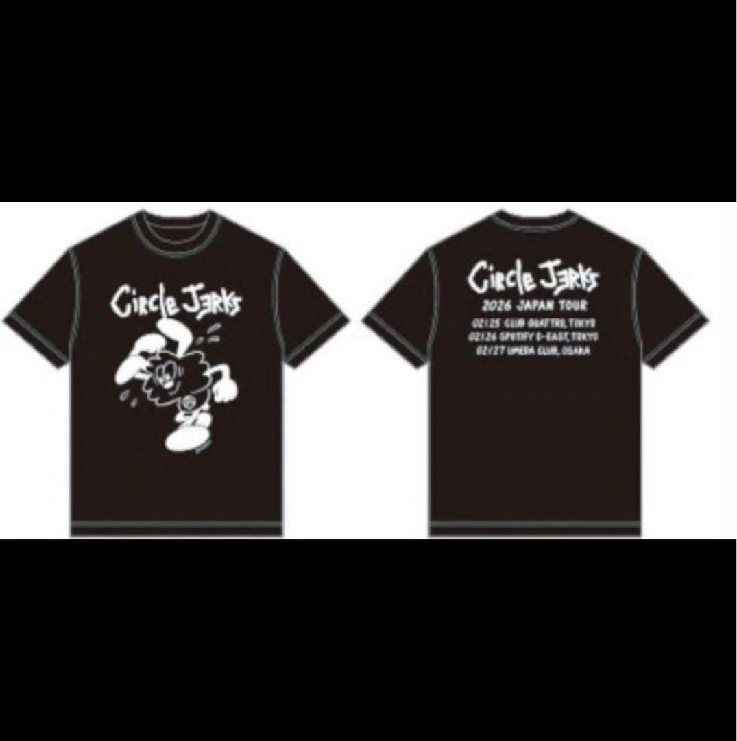 Circle Jerks verdy Tシャツ 黒 ツアー日程入りLサイズ