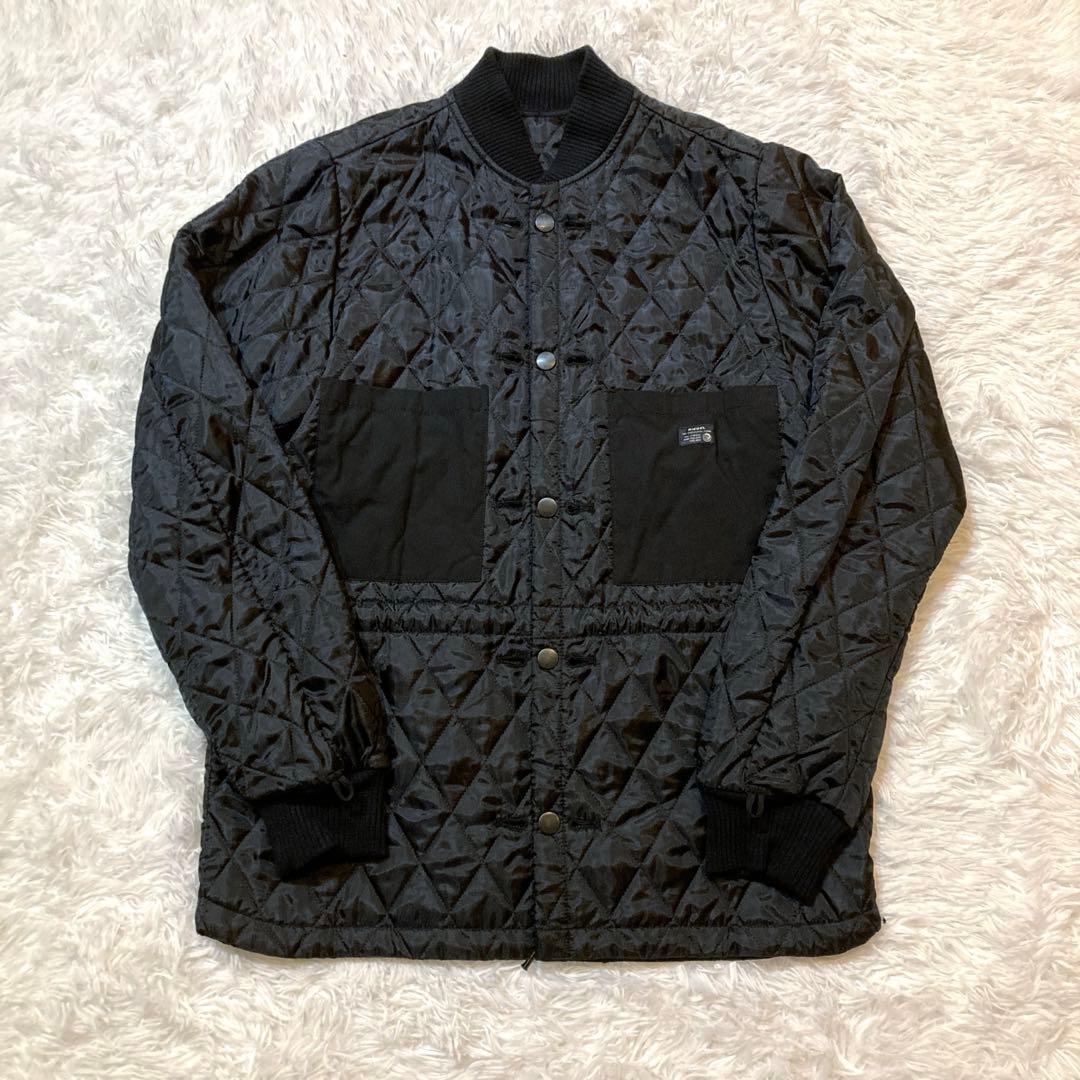 【良品】ディーゼル　ライナー 3way モッズコート ブルゾン キルティング　黒
