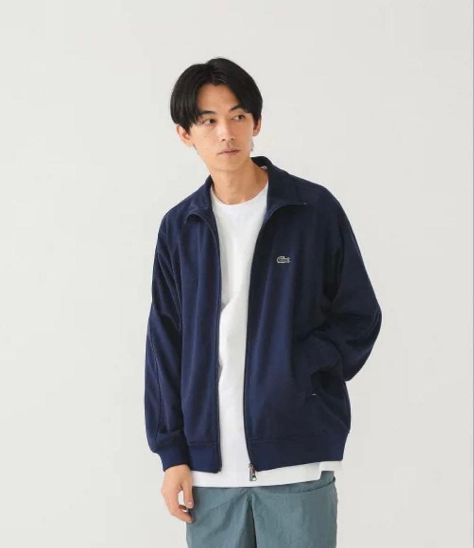 LACOSTE for BEAMS / 別注 トラックジャケット　XL ネイビー