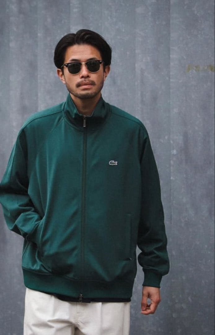 LACOSTE for BEAMS / 別注 トラックジャケット　XL ネイビー