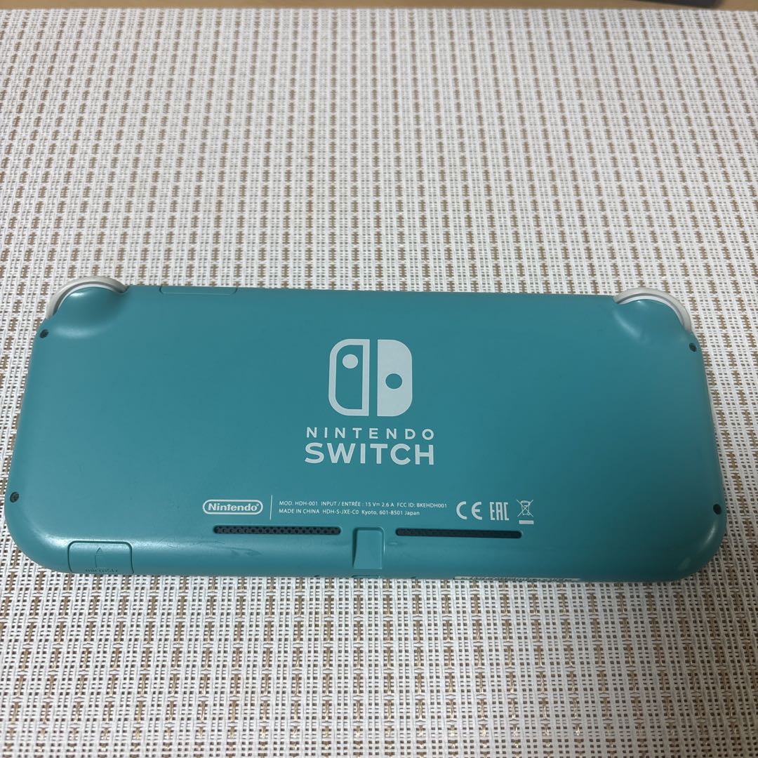 Switchライト　ターコイズ(箱、充電器、microSD無し)