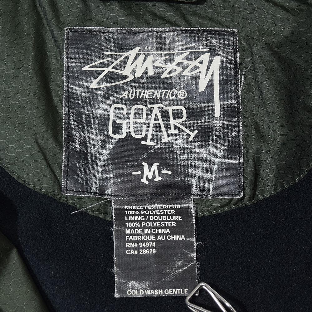 ジャケット・アウター 00s Stussy Honeycomb Rip Stop Shell jkt
