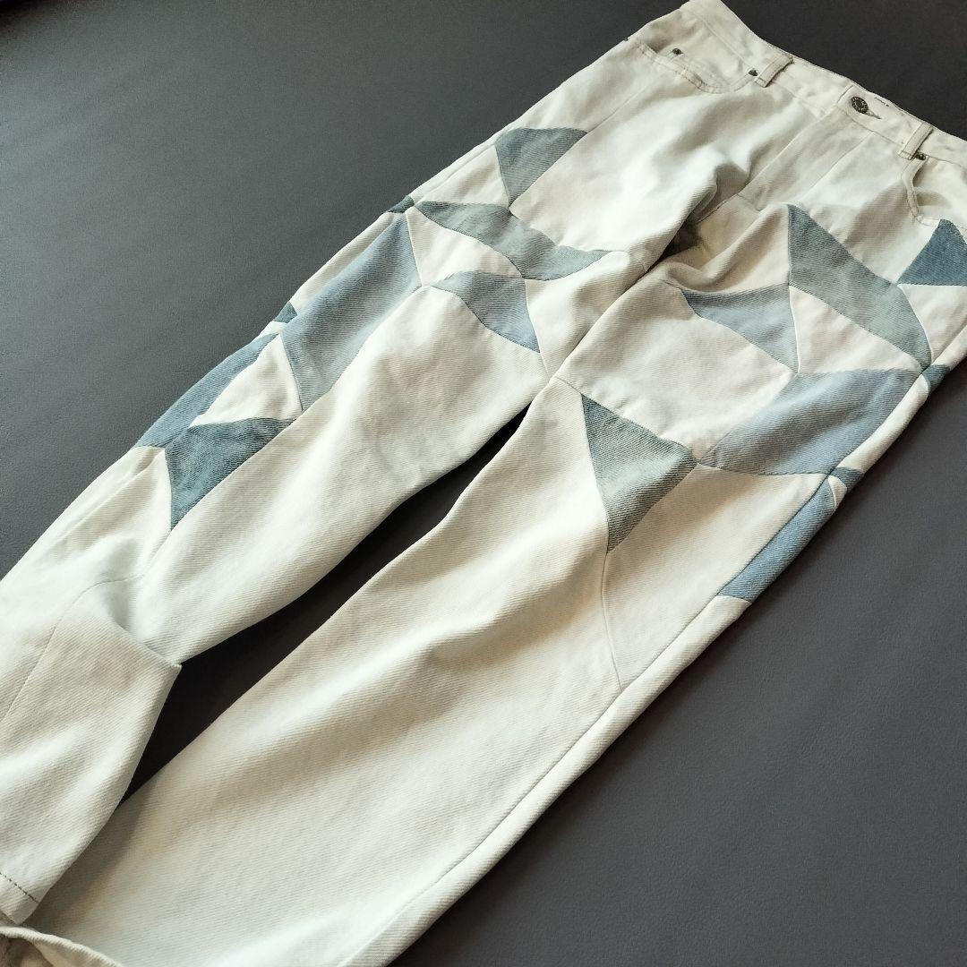 ISABEL MARANT ETOILE パッチワーク デニムパンツ 34