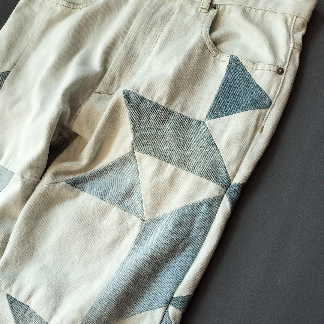 ISABEL MARANT ETOILE パッチワーク デニムパンツ 34