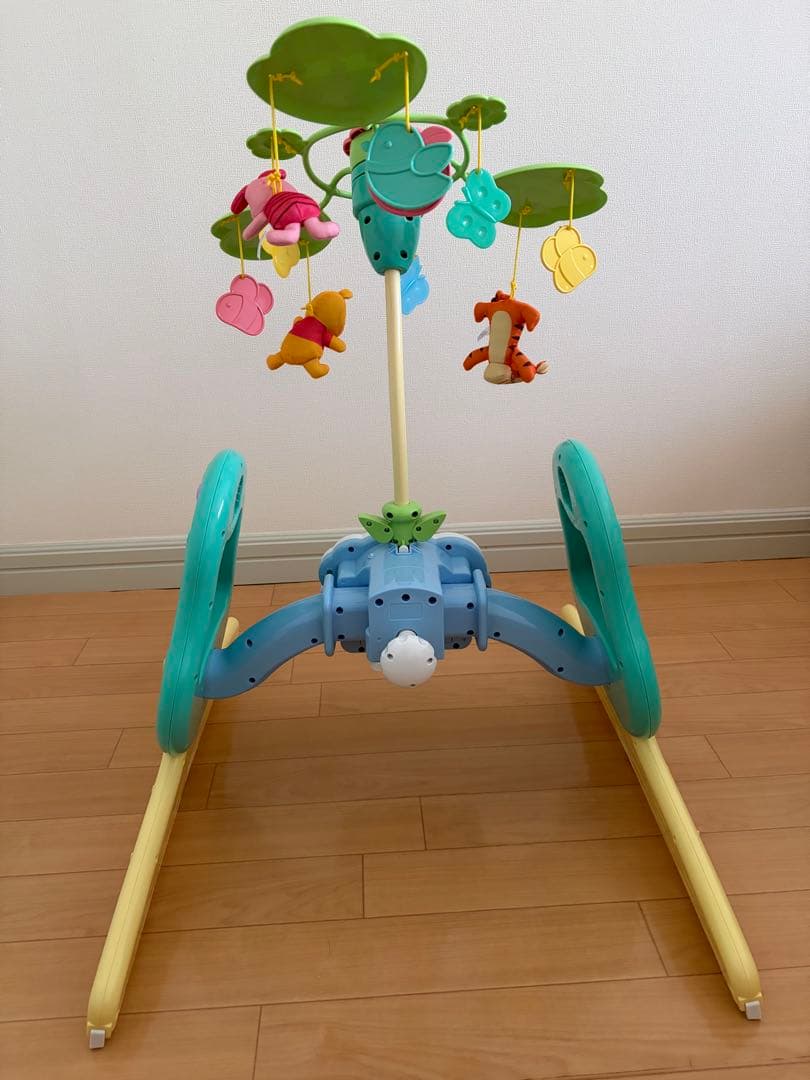 【美品】えらべる回転　６ＷＡＹジムにへんしんメリー プラス　くまのプーさん
