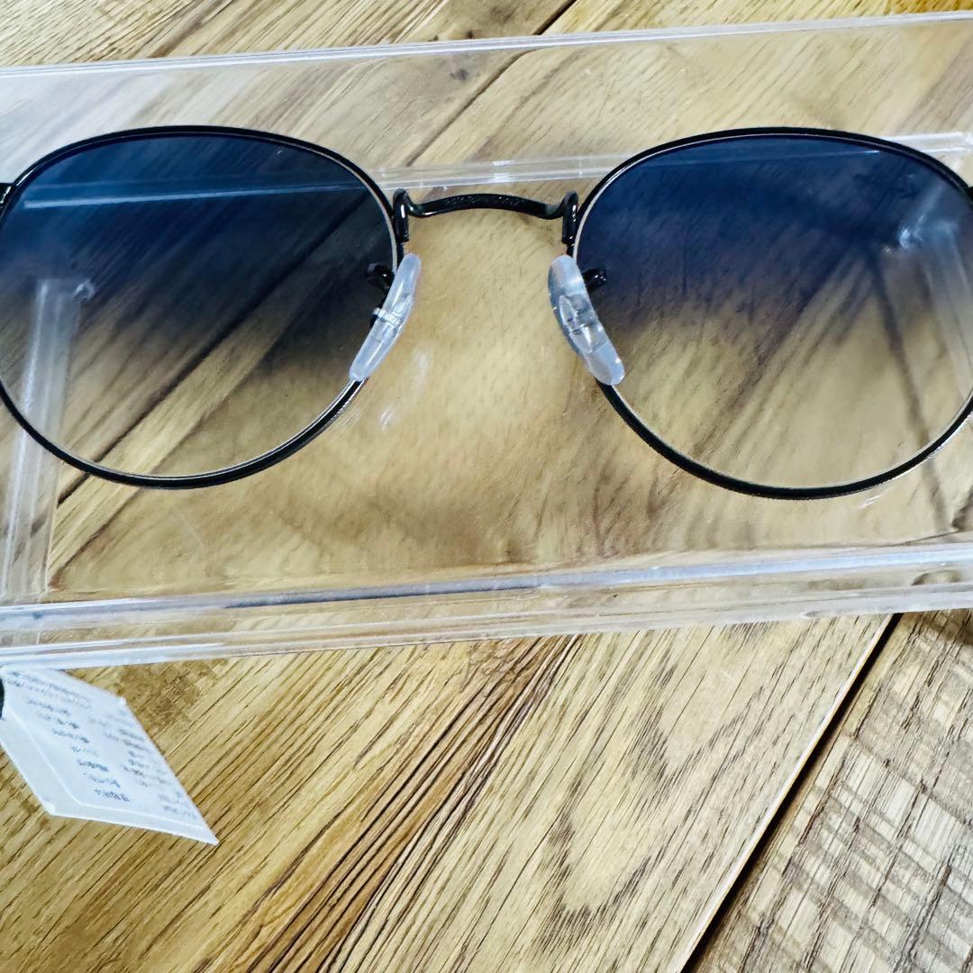 【新品未使用品】Ray-Ban RB3447 ラウンドメタル ブルー