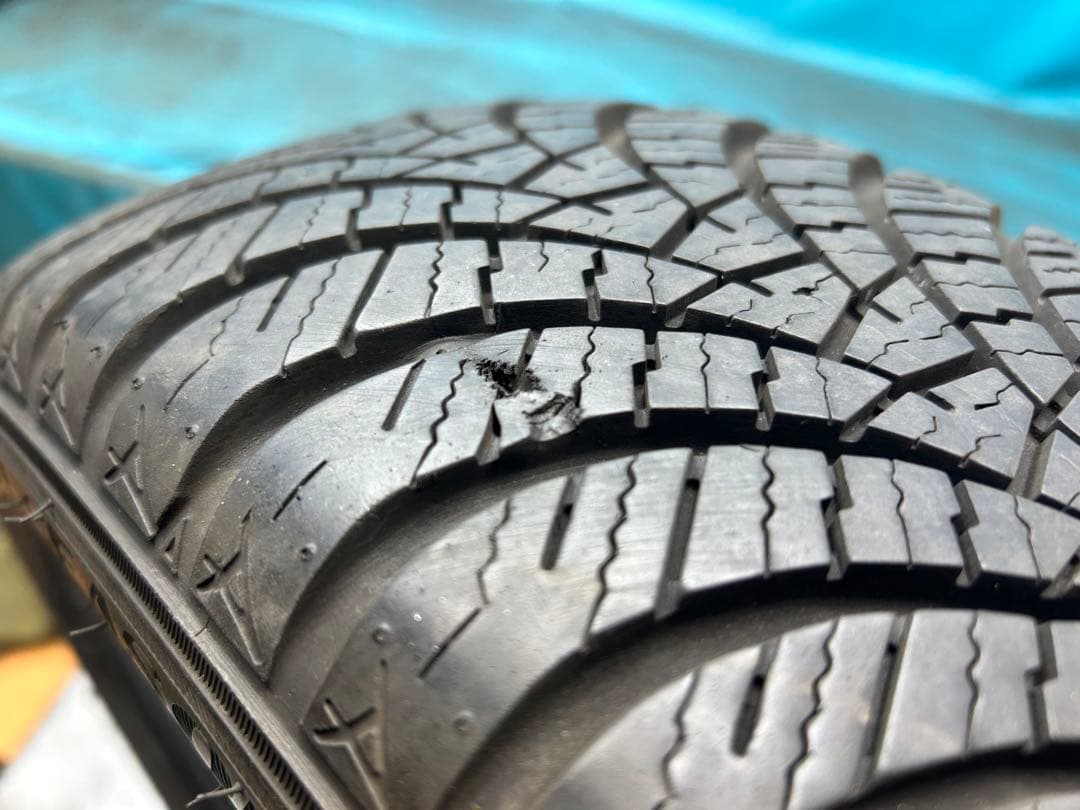 2024年製165/55R14バリ山！中古タイヤ2本セット　オールシーズンタイヤ