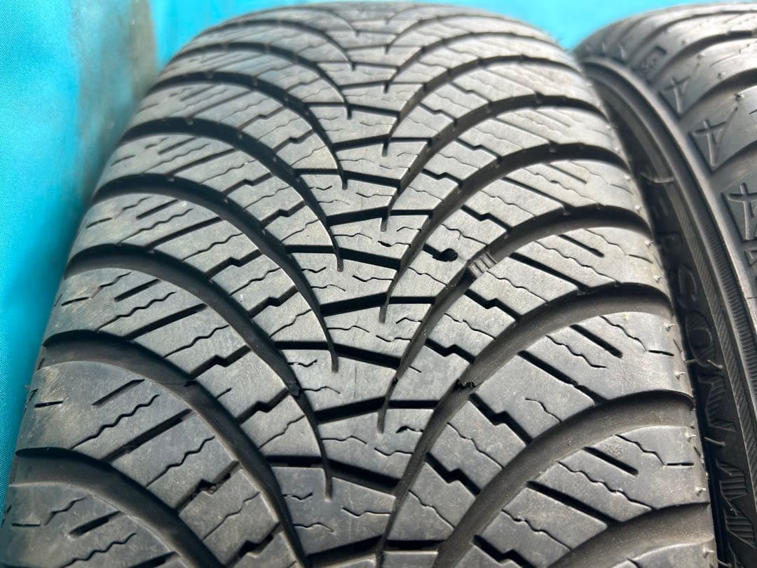 2024年製165/55R14バリ山！中古タイヤ2本セット　オールシーズンタイヤ