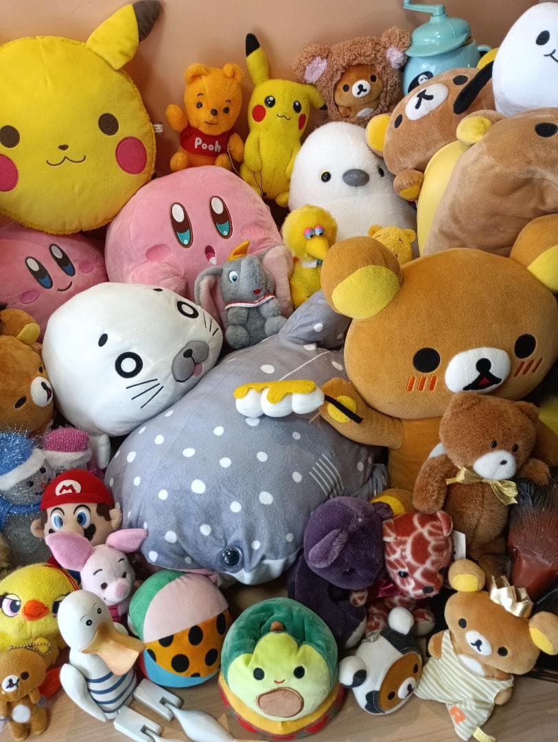 ※着払い　大量　まとめ売り　おもちゃ　ぬいぐるみ　人形　ピカチュウ　リラックマ熊