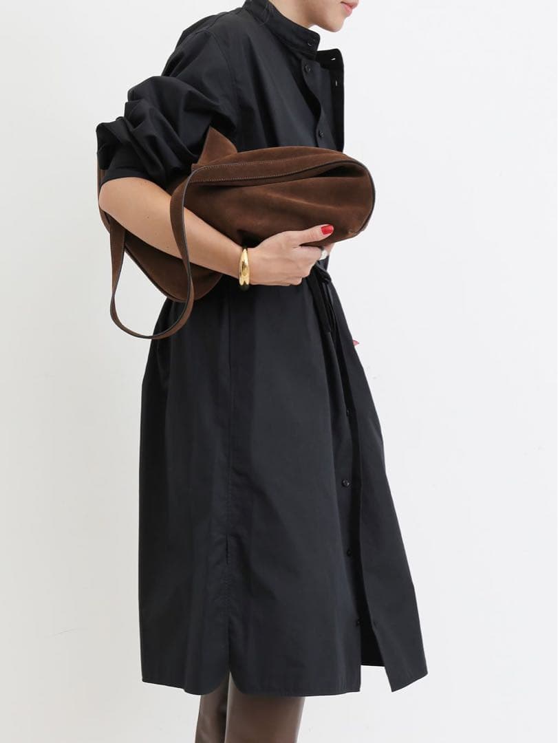 ルメール　SHIRT DRESS WITH DRAWSTRING