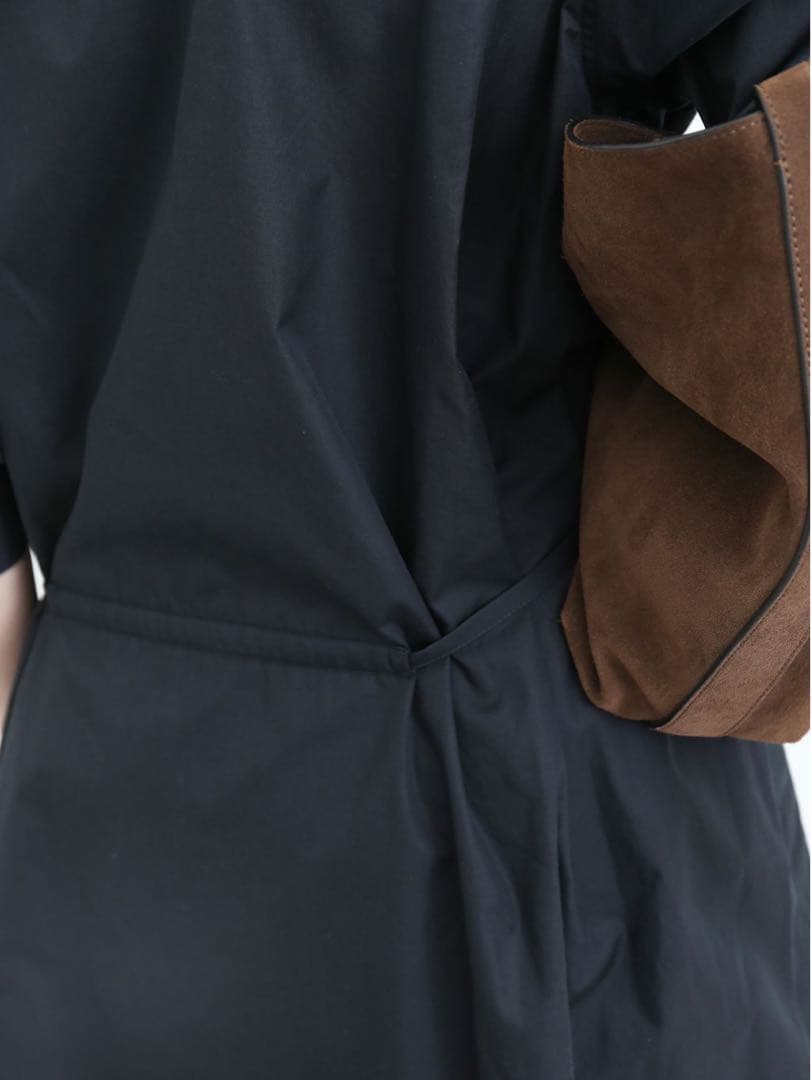 ルメール　SHIRT DRESS WITH DRAWSTRING