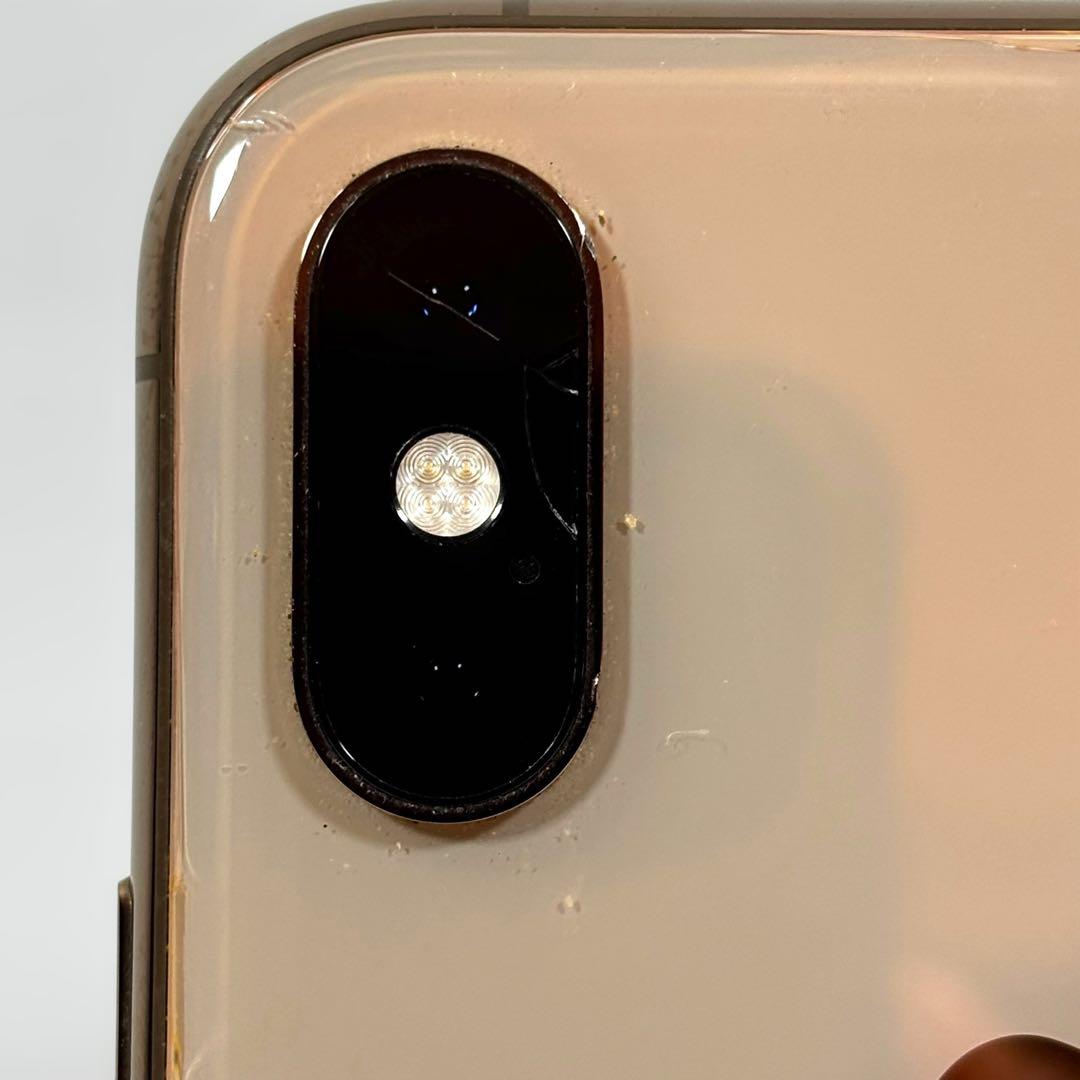 iPhoneXS 256GB 背面割れあり SIMロック解除不可