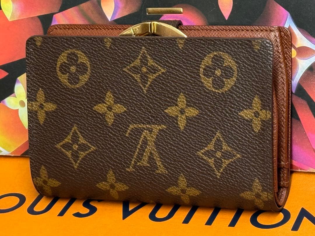 美品！ルイヴィトン　ポルトモネ・ビエ　ヴィエノワ　がま口付き財布