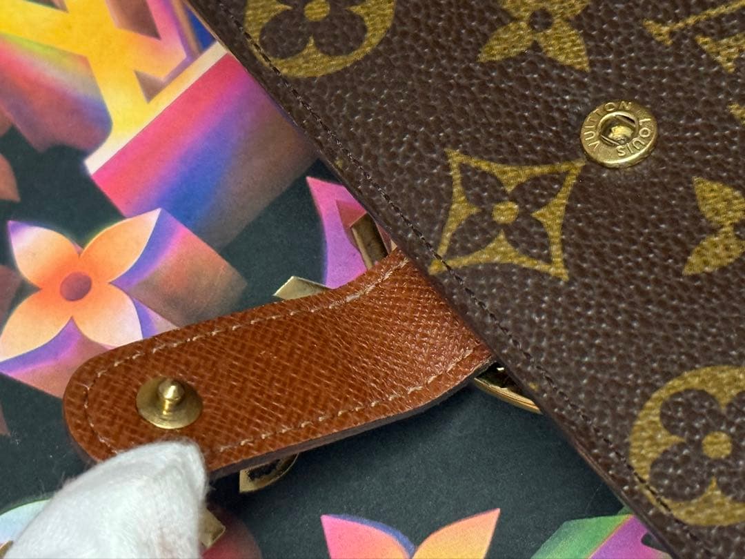 美品！ルイヴィトン　ポルトモネ・ビエ　ヴィエノワ　がま口付き財布