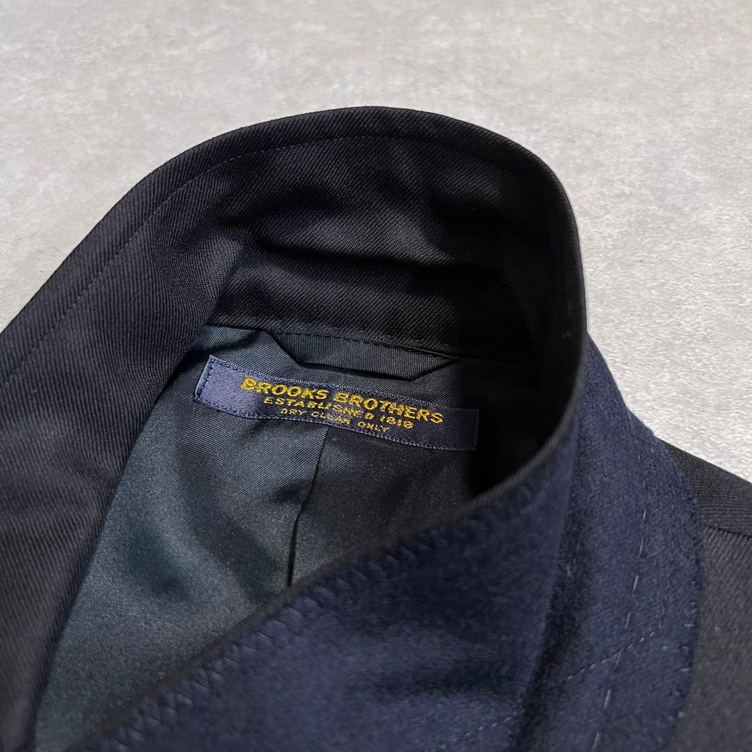 【極美品】ブルックスブラザーズ ダブルブレザージャケット ネイビー AB7