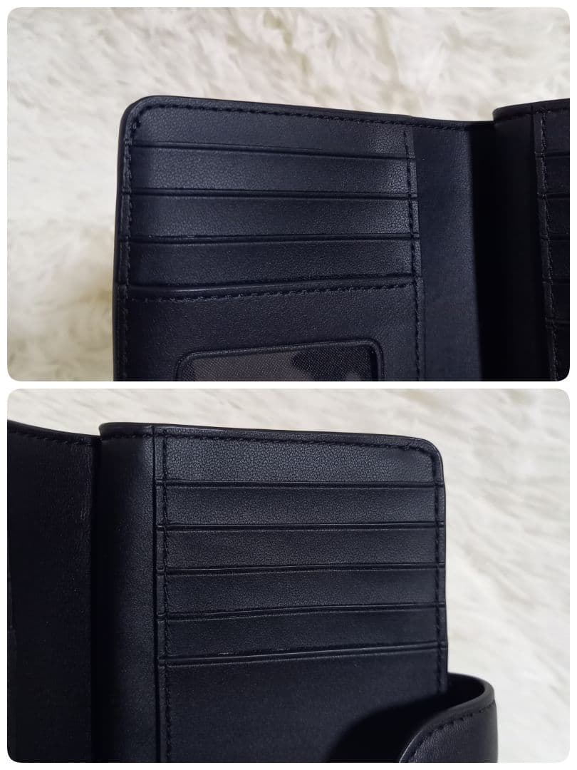 美品 kate spade スペードフラワー ミディアム ビフォイド ウォレット