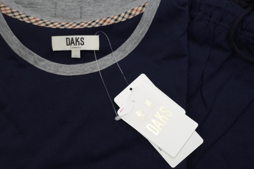 【新品】ダックスDAKS　女性用春夏物天竺ニットパジャマ(M)　日本製