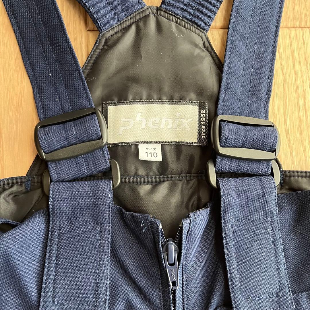 【美品】phenix 子ども用スキーウェア キッズ　赤