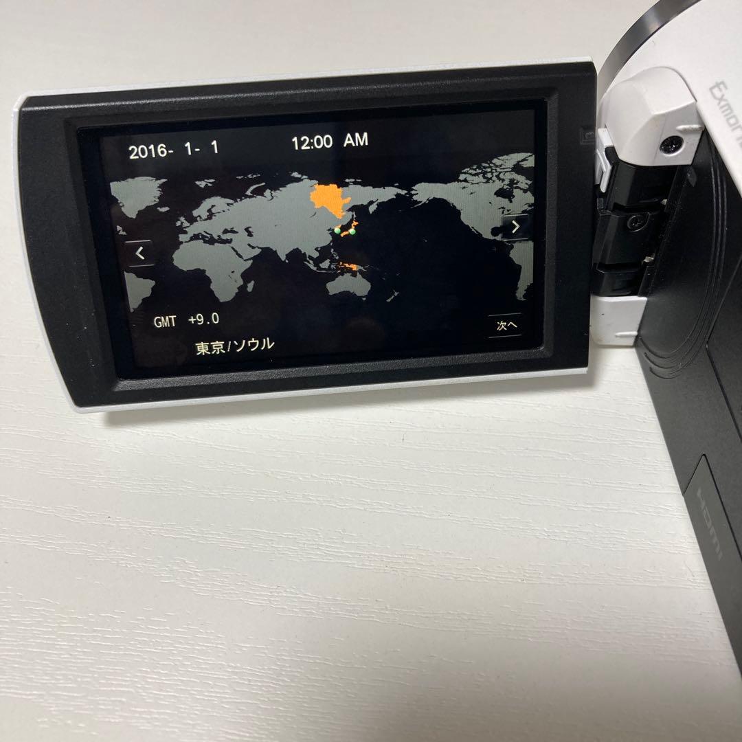 SONY ハンディカム ビデオカメラ HDR-CX680 2019年製 ホワイト