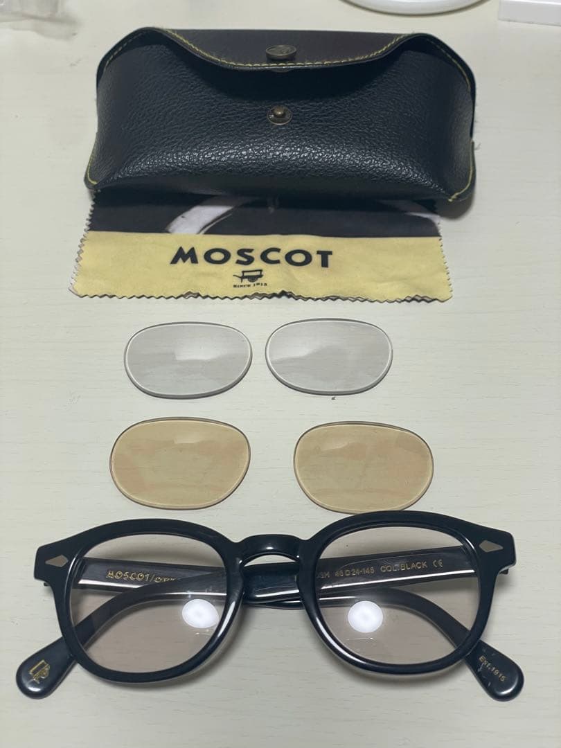 MOSCOT レムトッシュ 46 カラーレンズ付