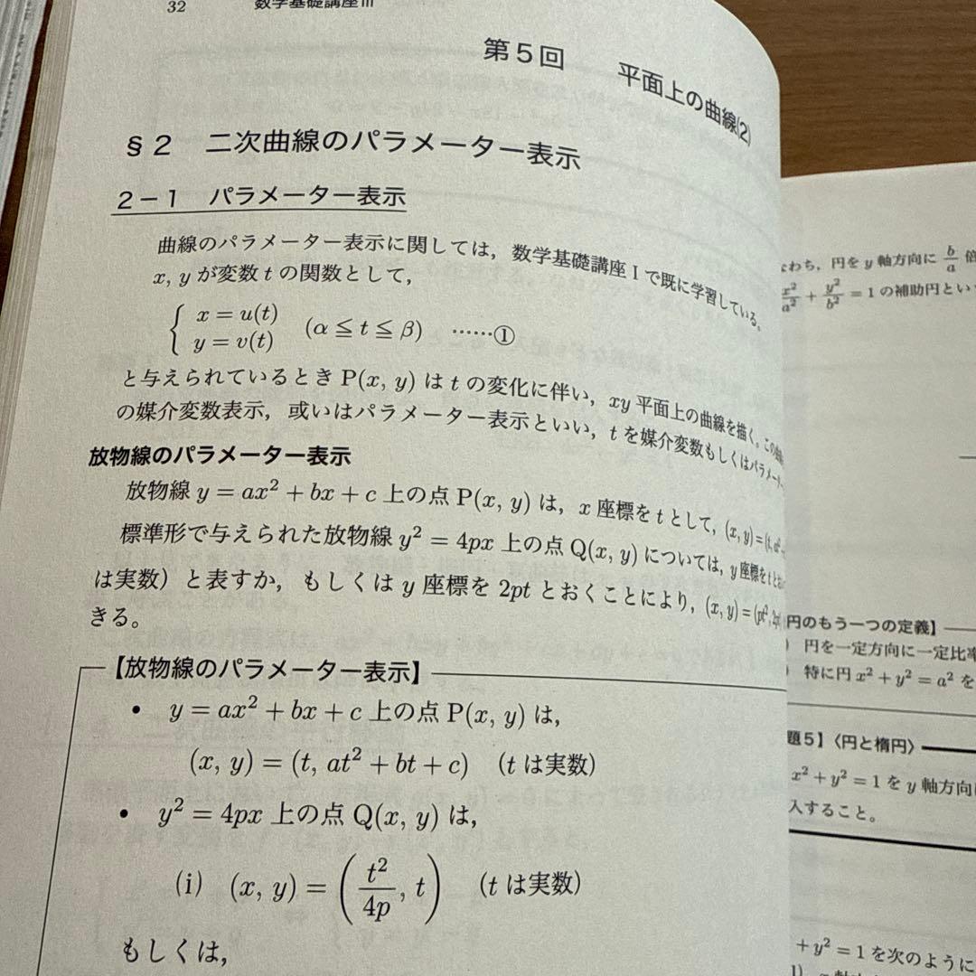 鉄緑会　高2数Ⅲ テキスト&問題集