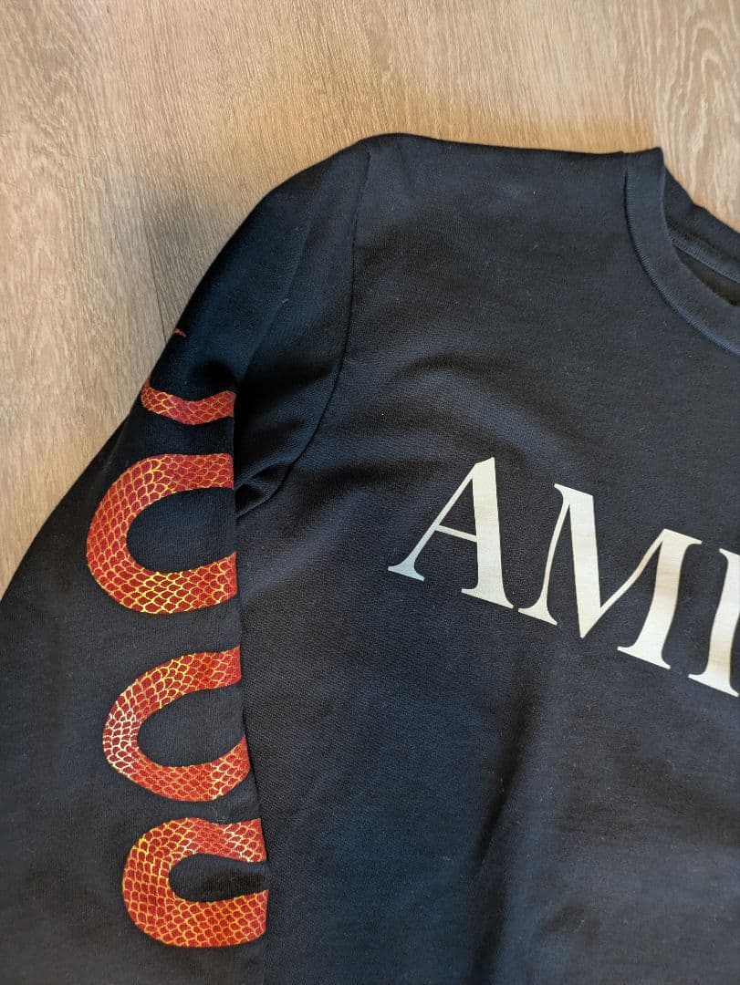 AMIRI スネーク ロングスリーブ Tシャツ