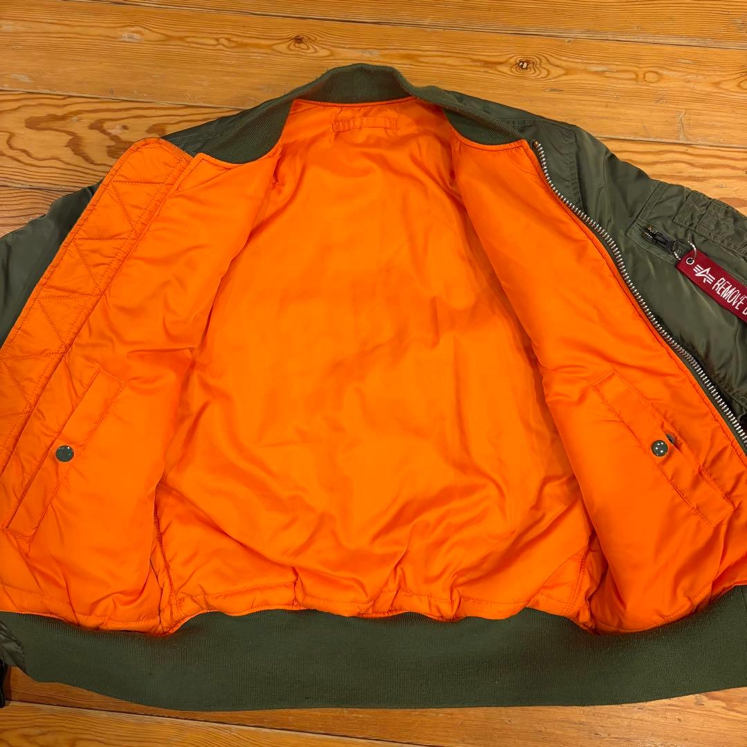 【極美品】ALPHA INDUSTRIES MA-1 フライトジャケット