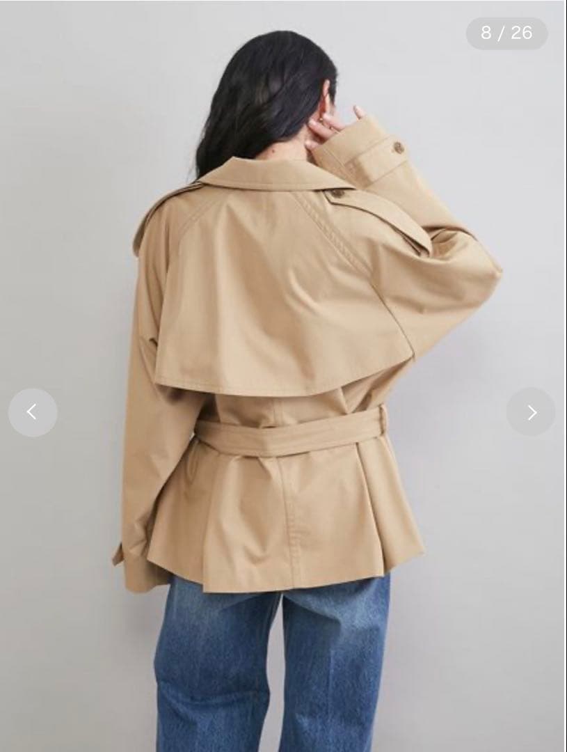 【新品未使用】Mila Owen CML01 ショートトレンチコート