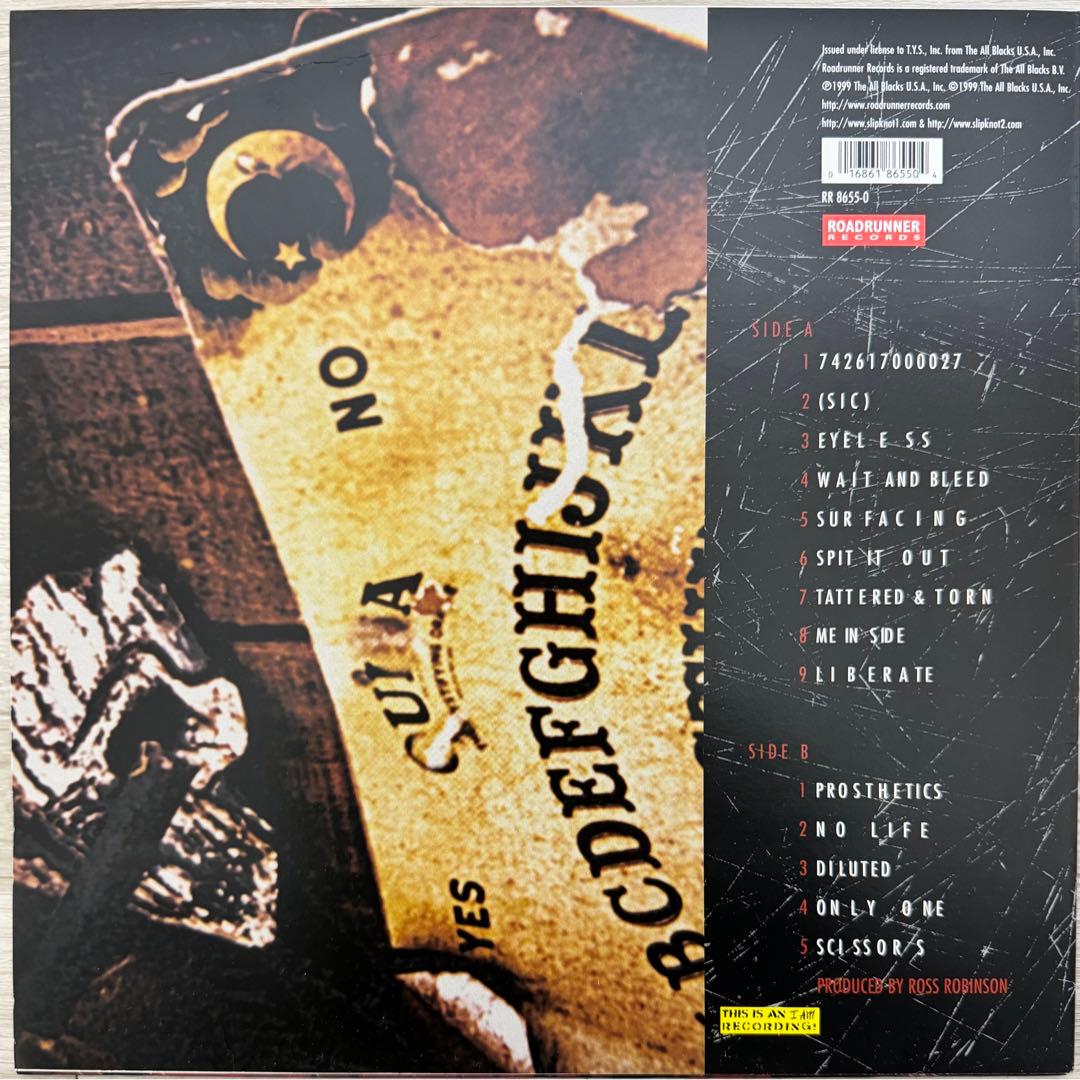 SLIPKNOT レコード　1999年