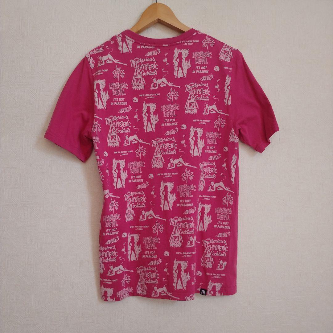 HYSTERIC GLAMOUR ピンク Tシャツ Sサイズ