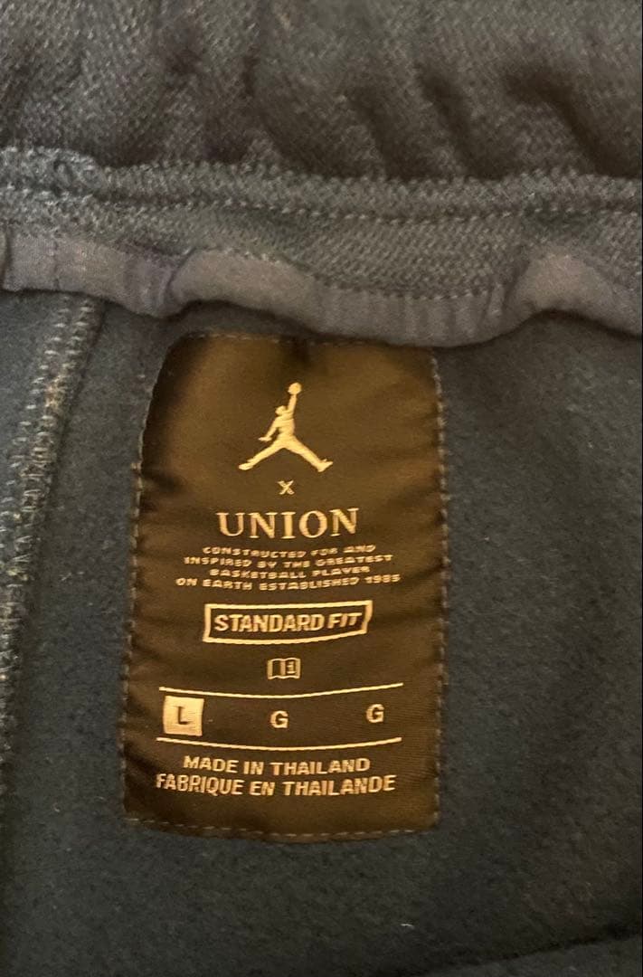 JORDAN x UNION コラボ レジャーパンツ L ジョーダン ユニオン