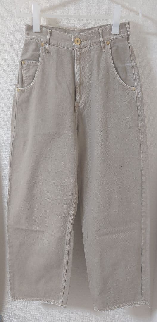 別注＜upper hights for conte＞ベージュ デニムパンツ23