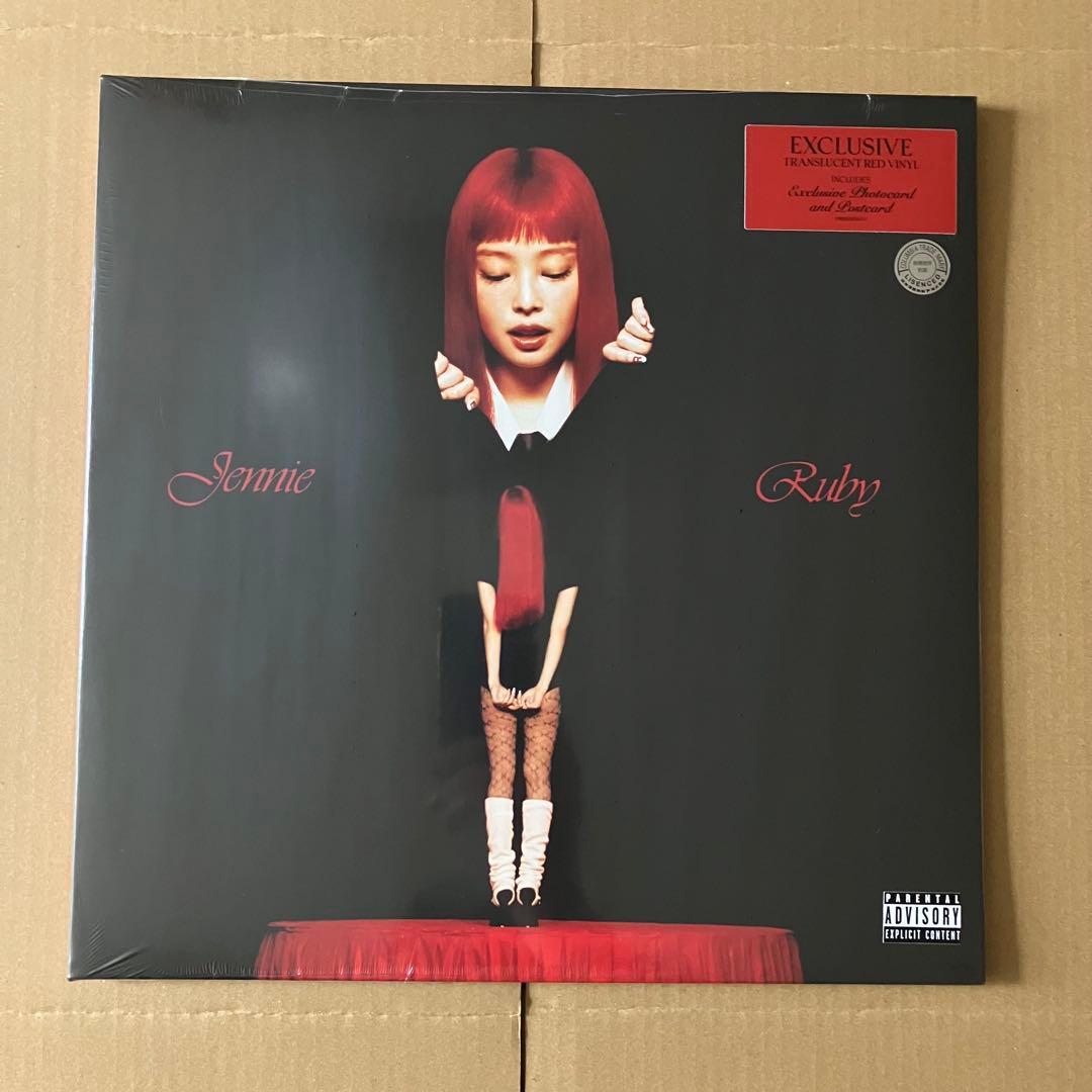 【新品未開封】 JENNIE ジェニ Ruby クリア Red Vinyl LP
