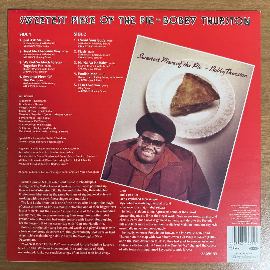 洋楽 BOBBY THURSTON/SWEETEST PIECE OF THE PIE