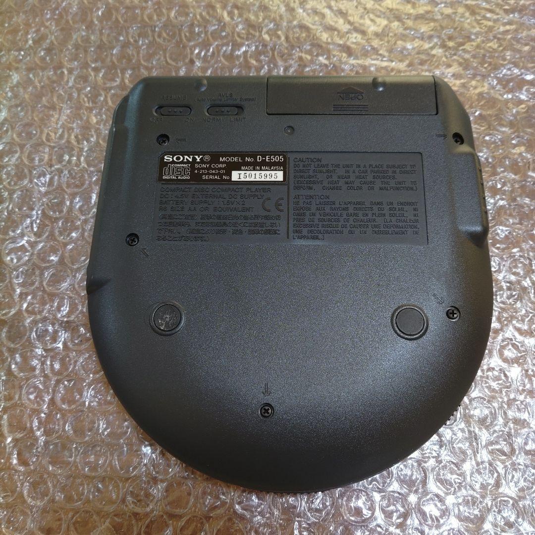 ソニー　ポータブルCDプレーヤー　D−E505　管理ナンバー515